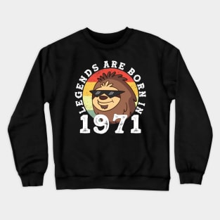 Birthday 50 Fifty Round Birthday Vintage Retro Crewneck Sweatshirt